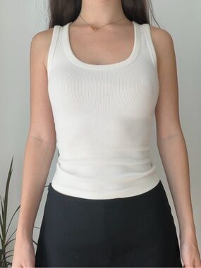 H&M White Tank Top
